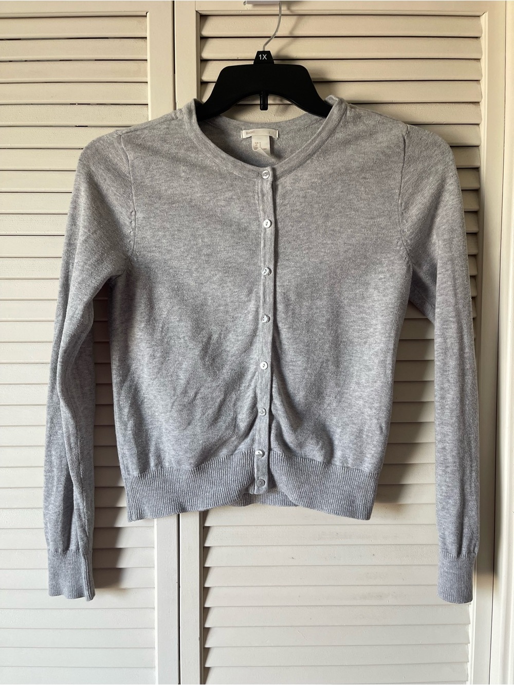H&M Light Gray Button-Up Women’s Cardigan
